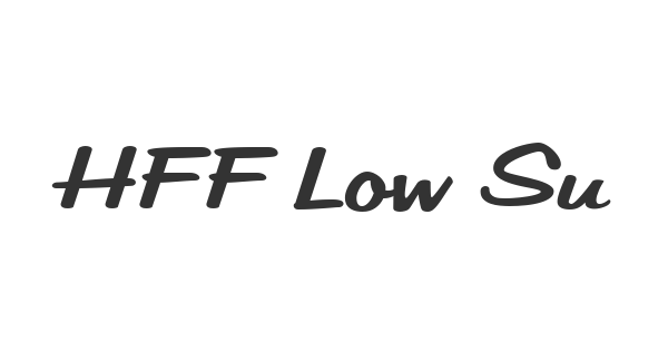 HFF Low Sun font thumb